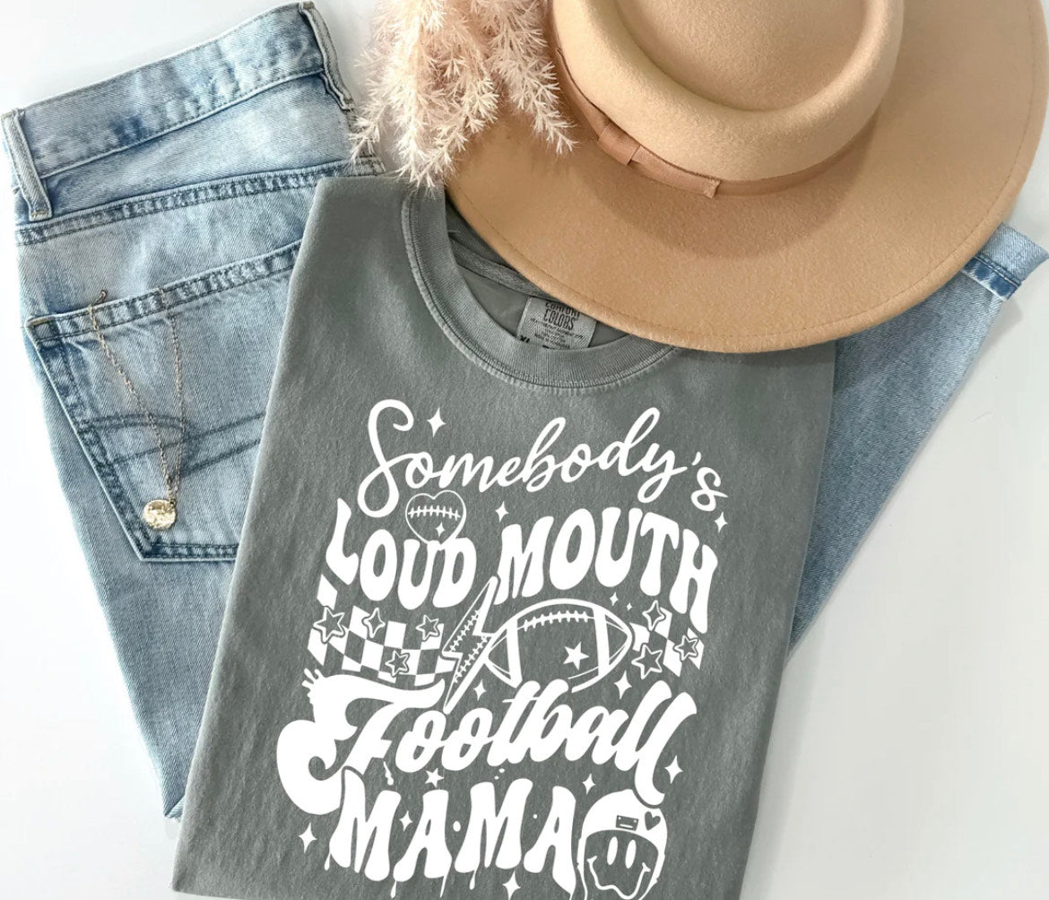 Loud Mouth Football Mama